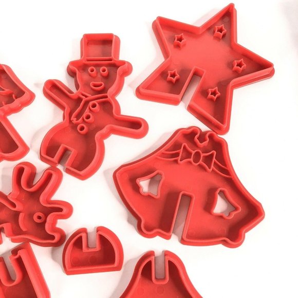Jobar's Standing 3D Christmas Cookie Cutter Set 6 Designs New in Box Star Angel - Picture 3 of 11
